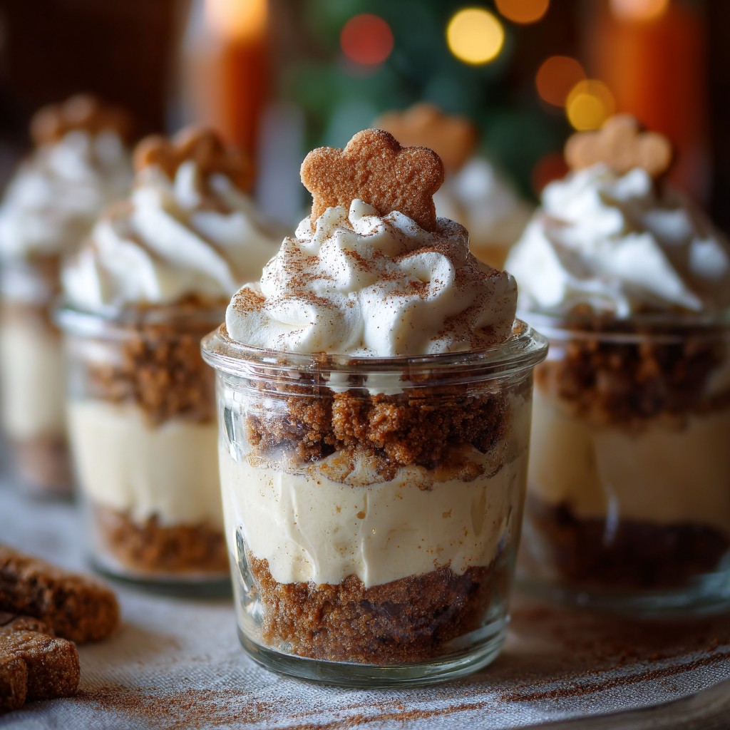 Christmas Gingerbread Pudding Cups – Cozy, Creamy & Spiced Just Right