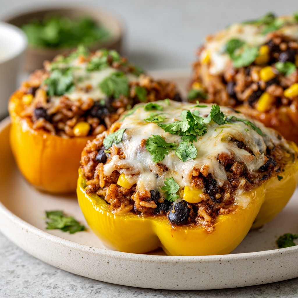 Mexican Stuffed Bell Peppers Recipe