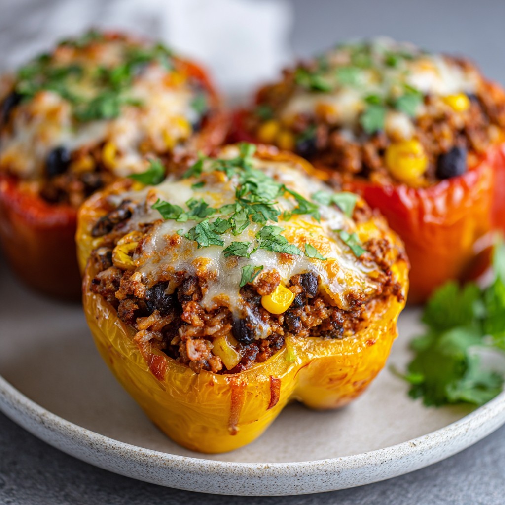 Mexican Stuffed Bell Peppers Recipe
