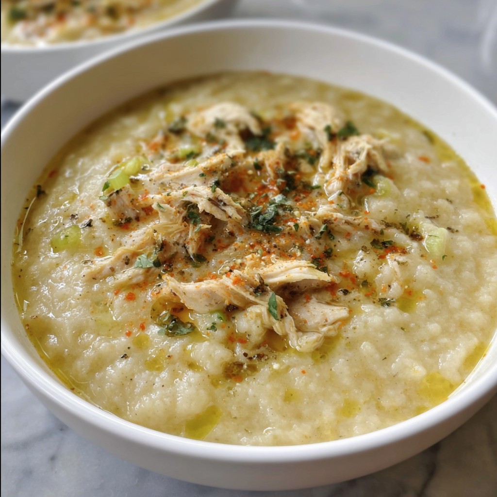 Cauliflower Chicken Soup – Creamy, Healthy & Filling