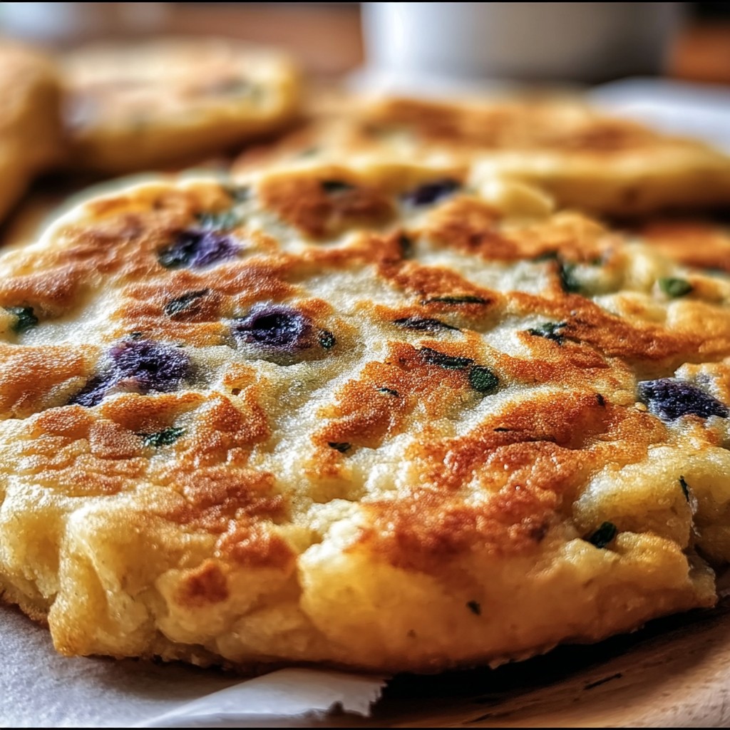 Cottage Cheese Blueberry Cloud Bread – Light & Fluffy