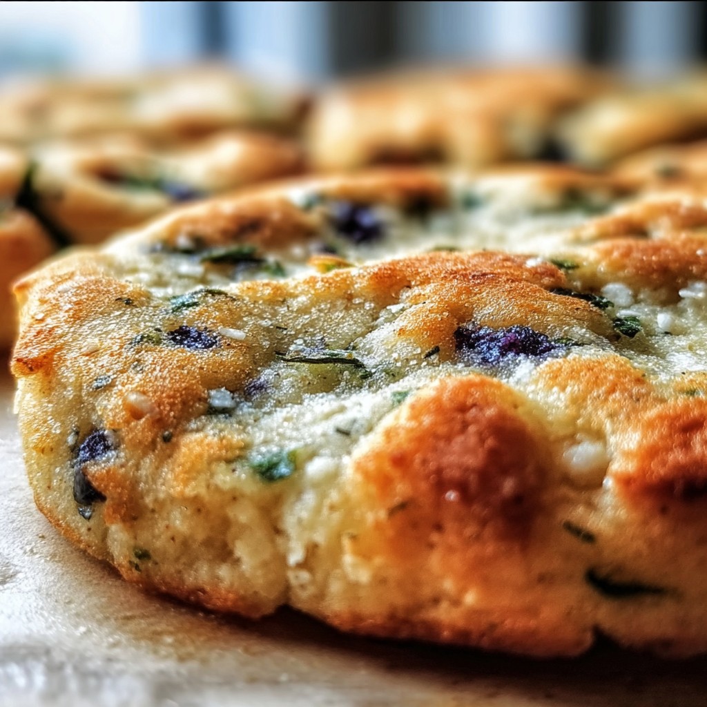 Cottage Cheese Blueberry Cloud Bread – Light & Fluffy