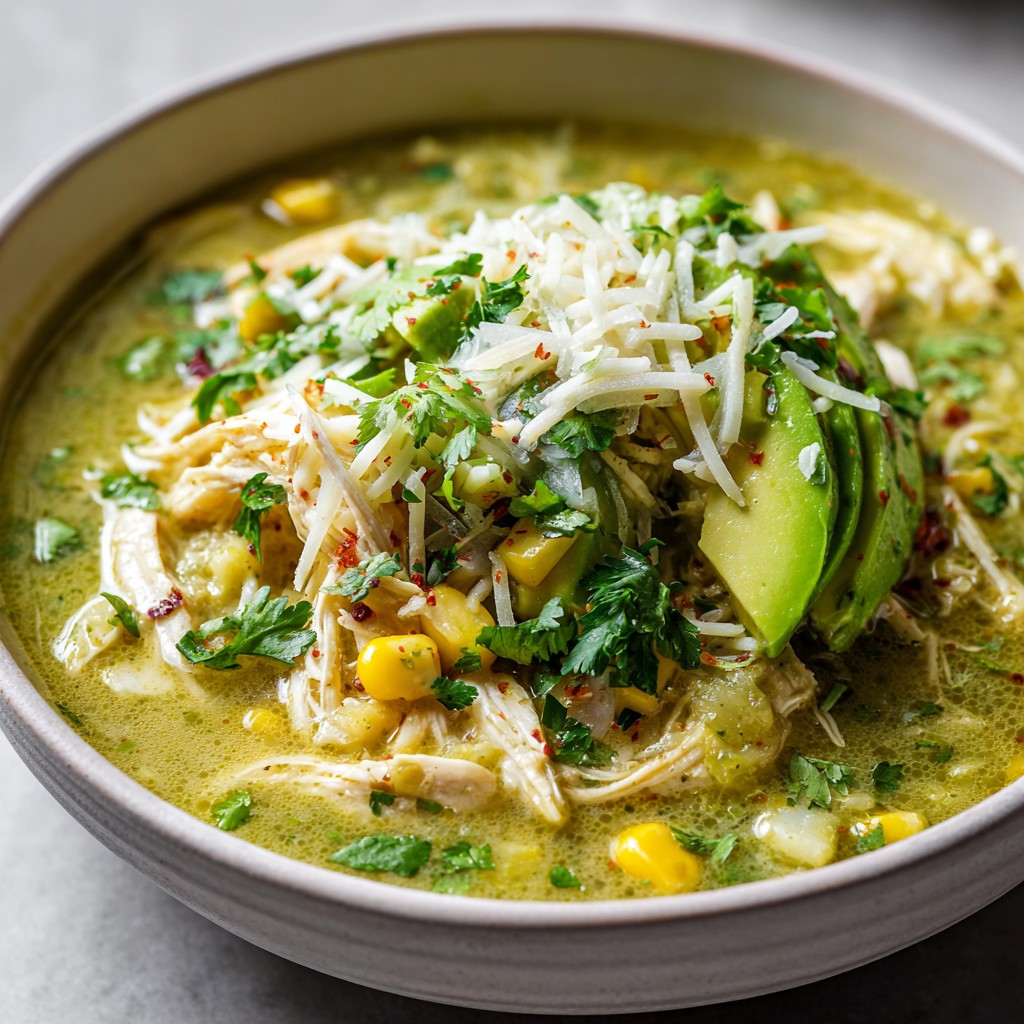 Creamy Green Enchiladas Chicken Soup