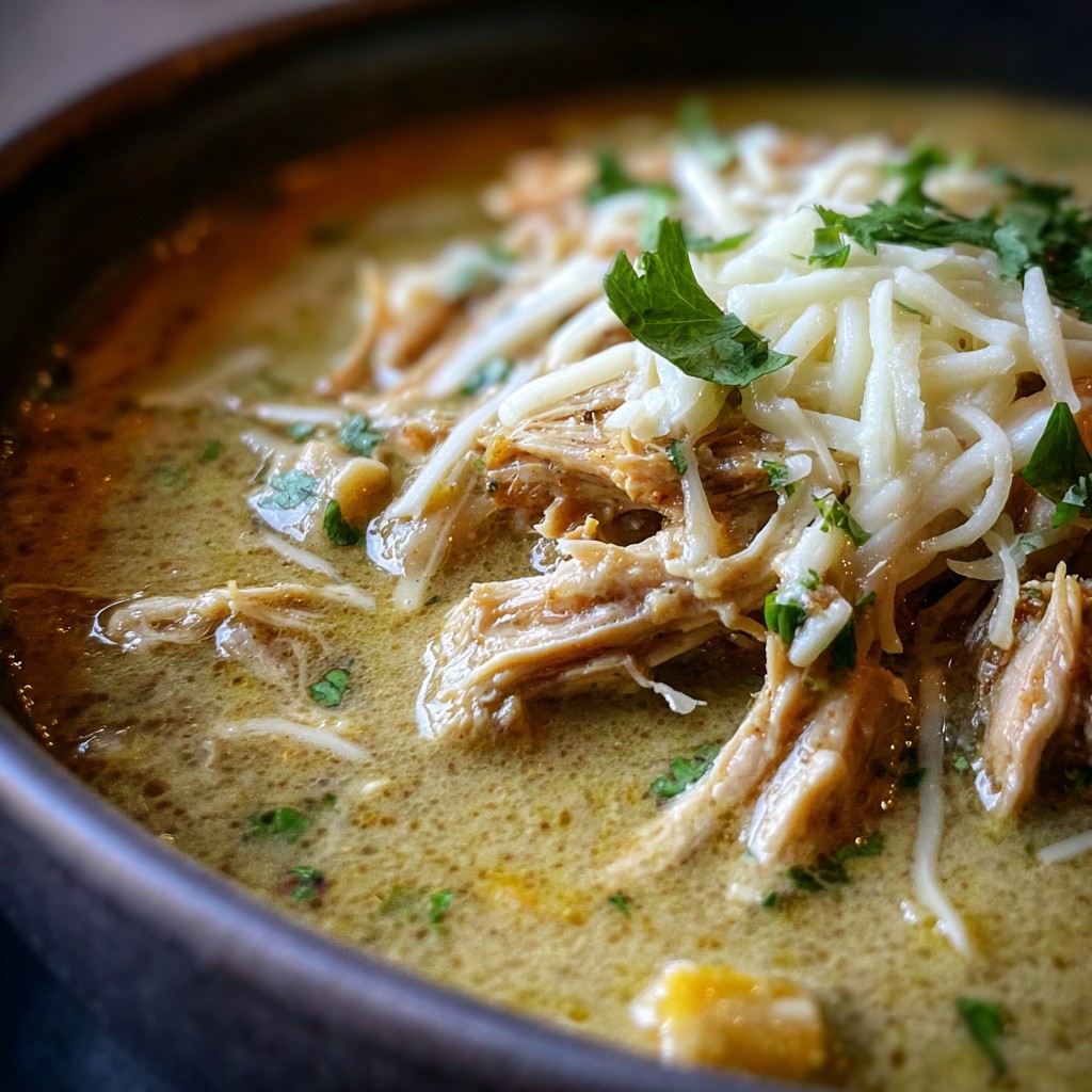Creamy Green Enchiladas Chicken Soup