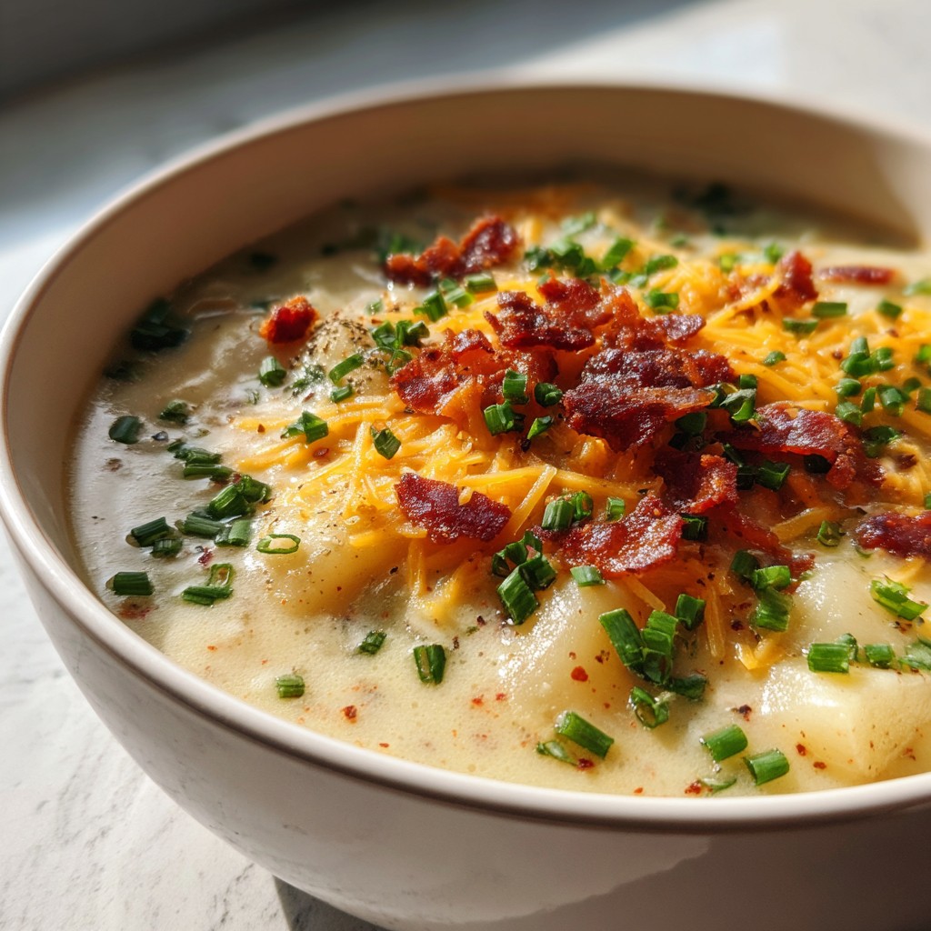 Crock Pot Crack Potato Soup – Creamy, Cheesy & Totally Addictive!