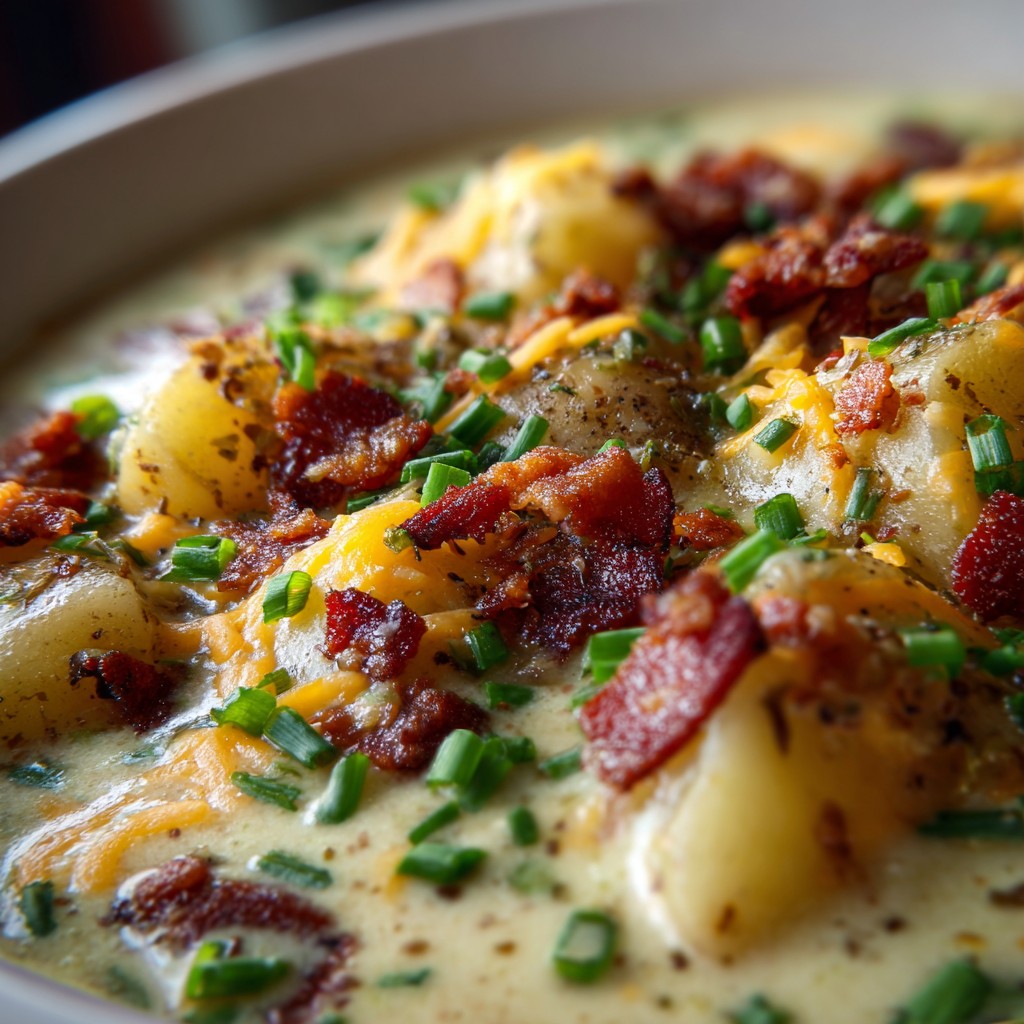 Crock Pot Crack Potato Soup – Creamy, Cheesy & Totally Addictive!