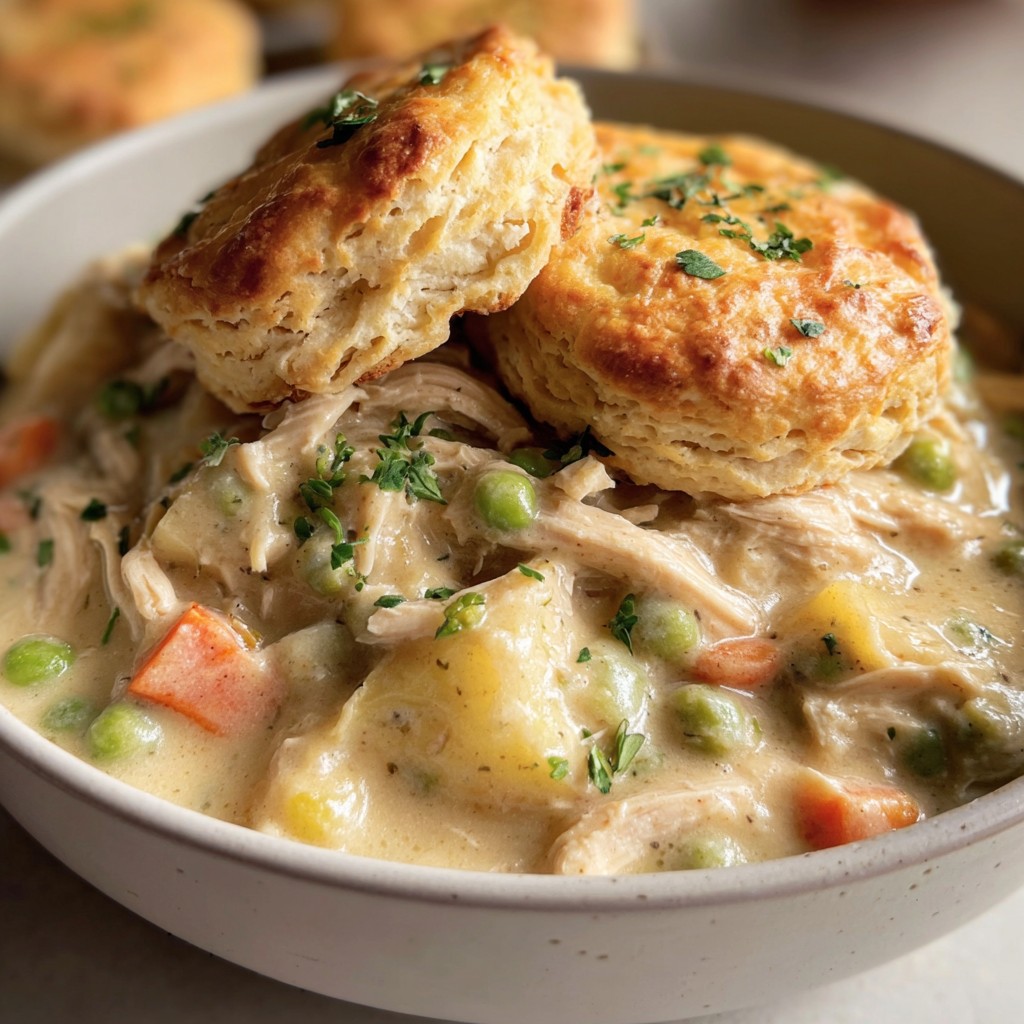 Crockpot Chicken Pot Pie – Easiest Weeknight Comfort Meal
