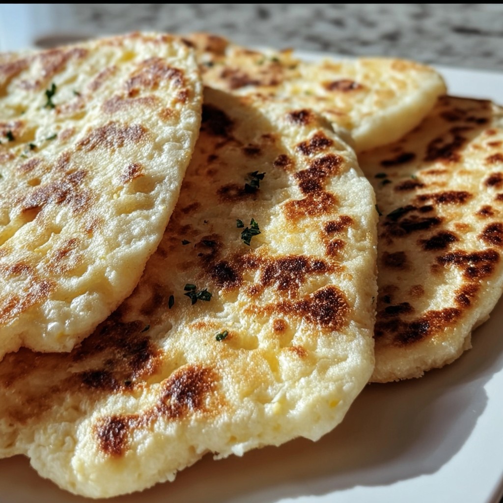 Easy Cottage Cheese Flatbread – Just 3 Ingredients!