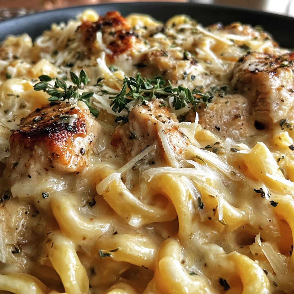 Easy Parmesan Chicken Pasta