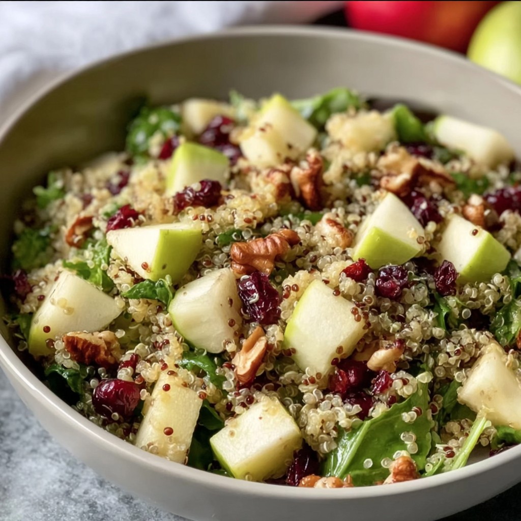 Healthy Apple Quinoa Salad – Perfect for Meal Prep