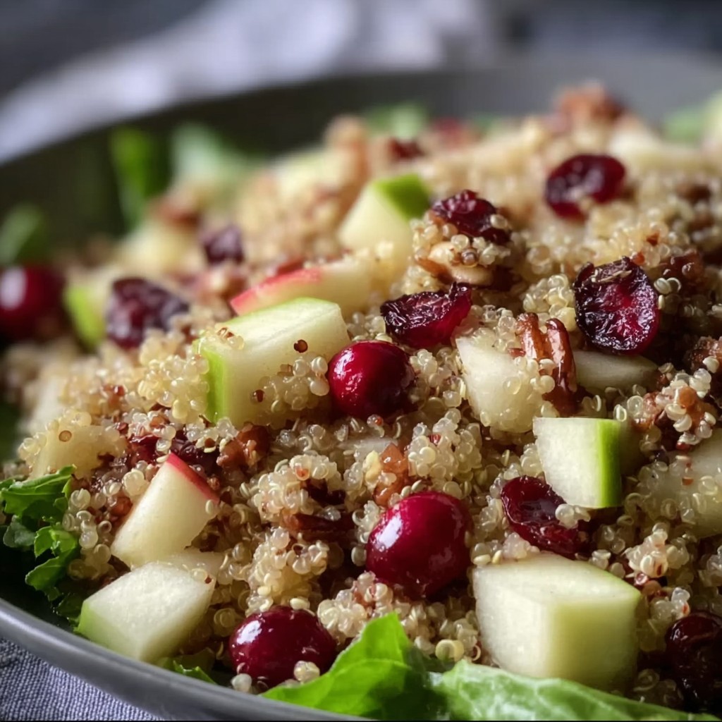 Healthy Apple Quinoa Salad – Perfect for Meal Prep