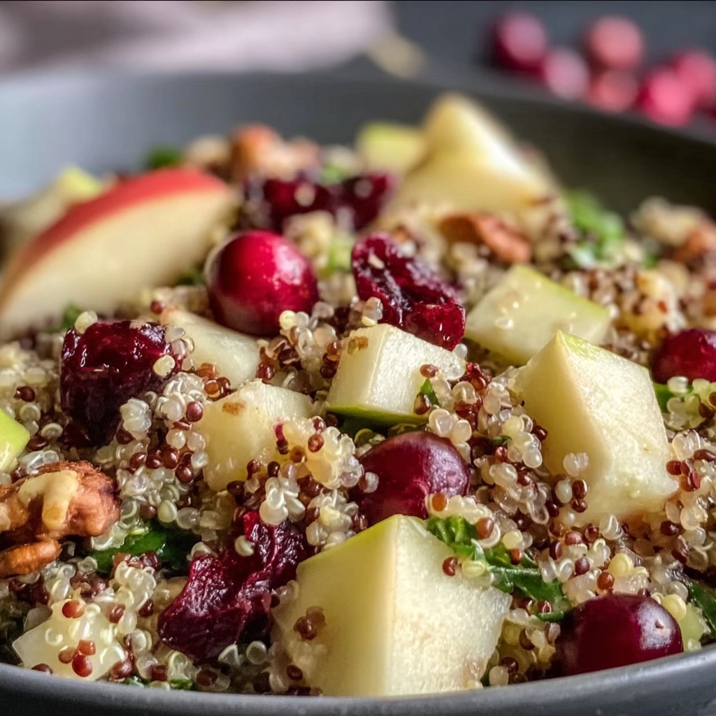 Healthy Apple Quinoa Salad – Perfect for Meal Prep