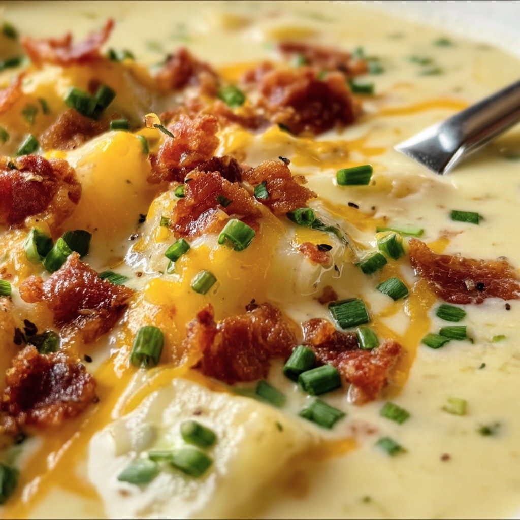 Loaded Baked Potato Soup – Creamy & Comforting