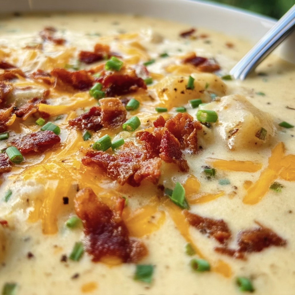 Loaded Baked Potato Soup – Creamy & Comforting