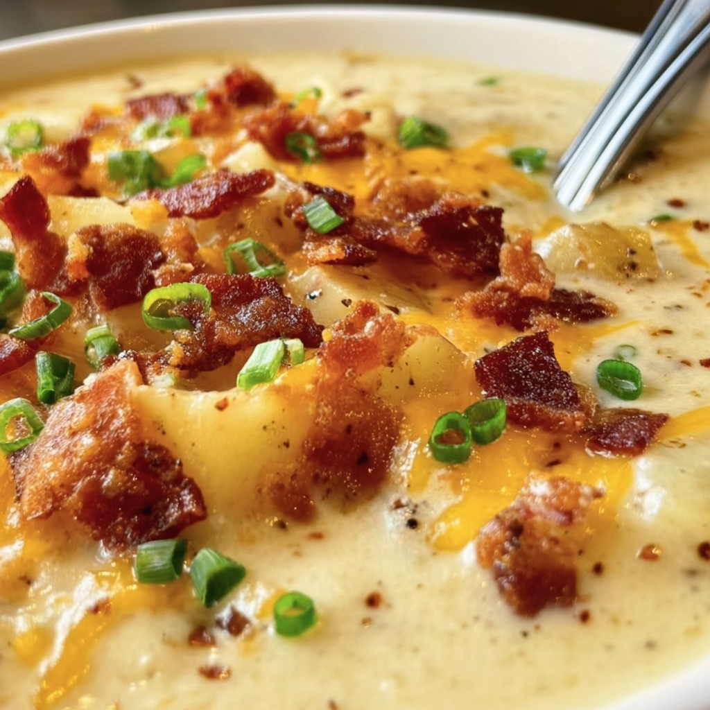 Loaded Baked Potato Soup – Creamy & Comforting