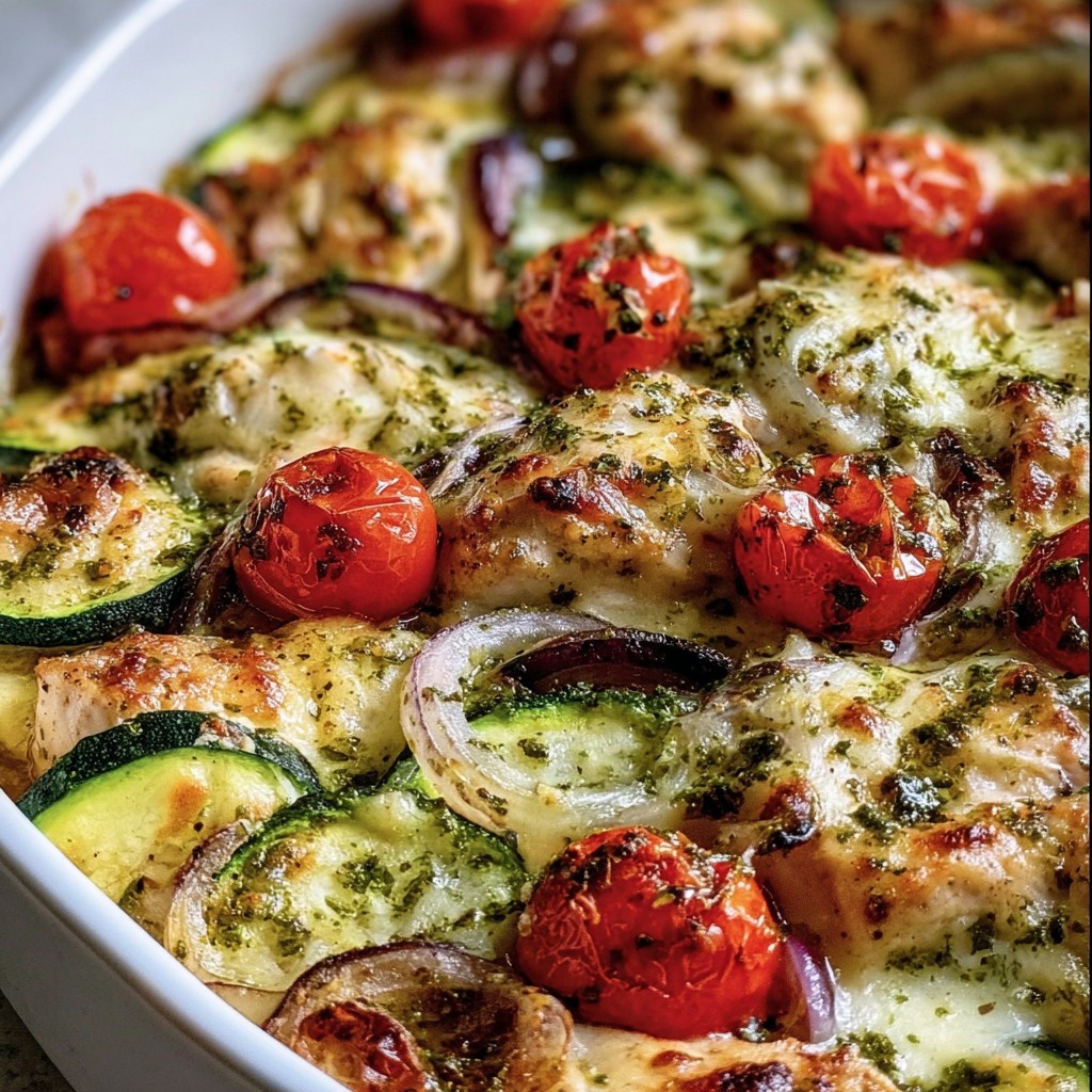 One-Pan Chicken Zucchini Bake – Light & Satisfying