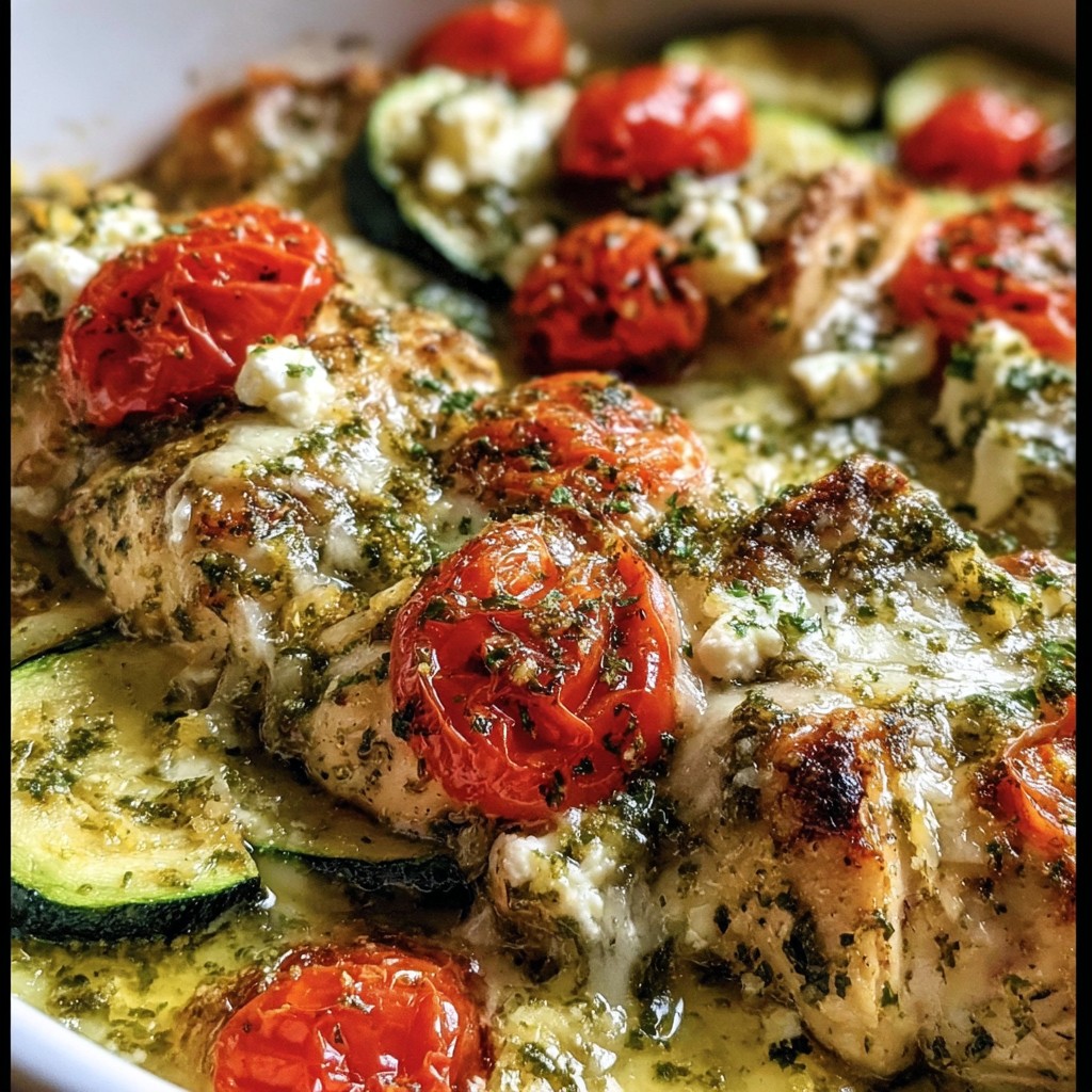One-Pan Chicken Zucchini Bake – Light & Satisfying