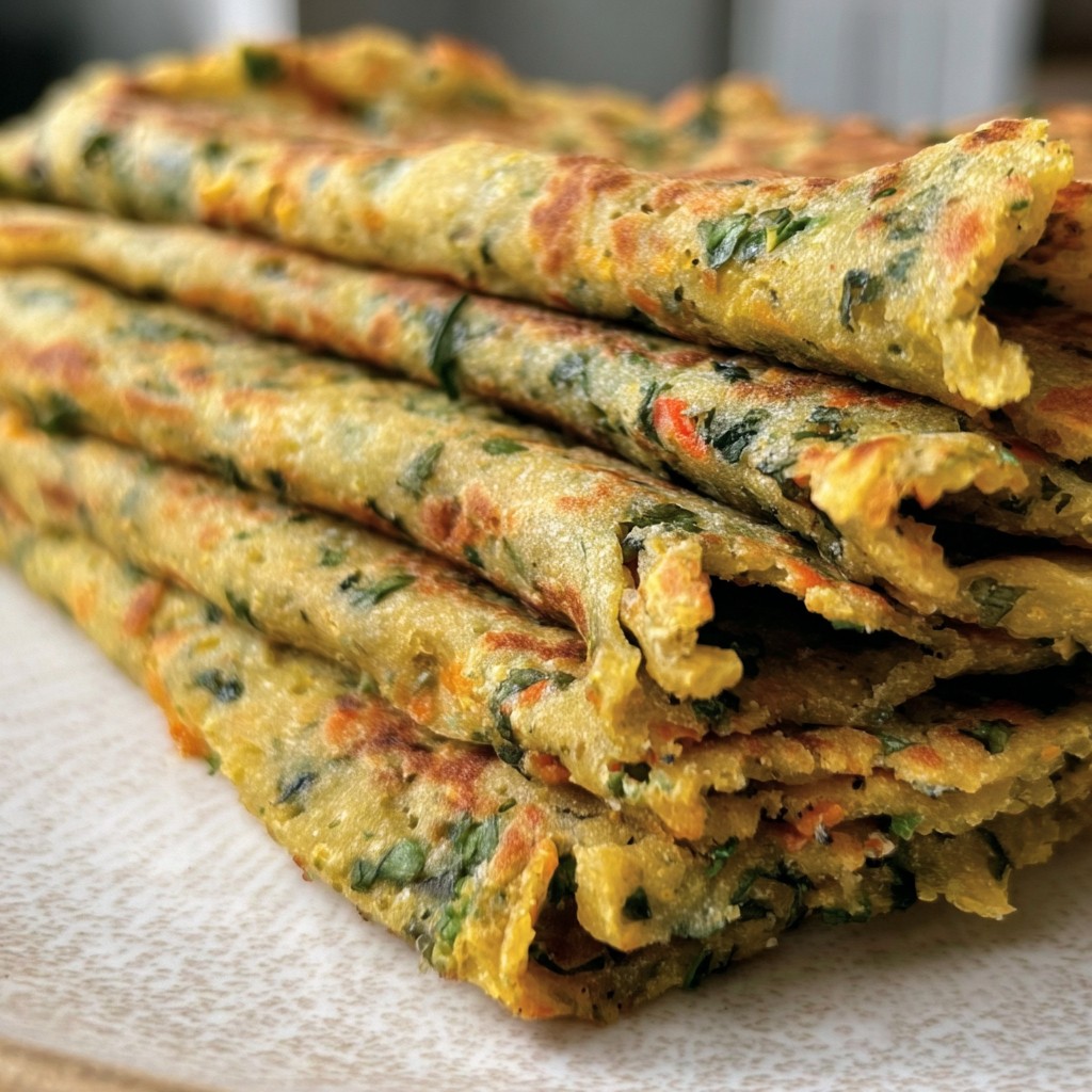 Savory Chickpea Pancakes (Pudla) – Vegan & Flavor-Packed